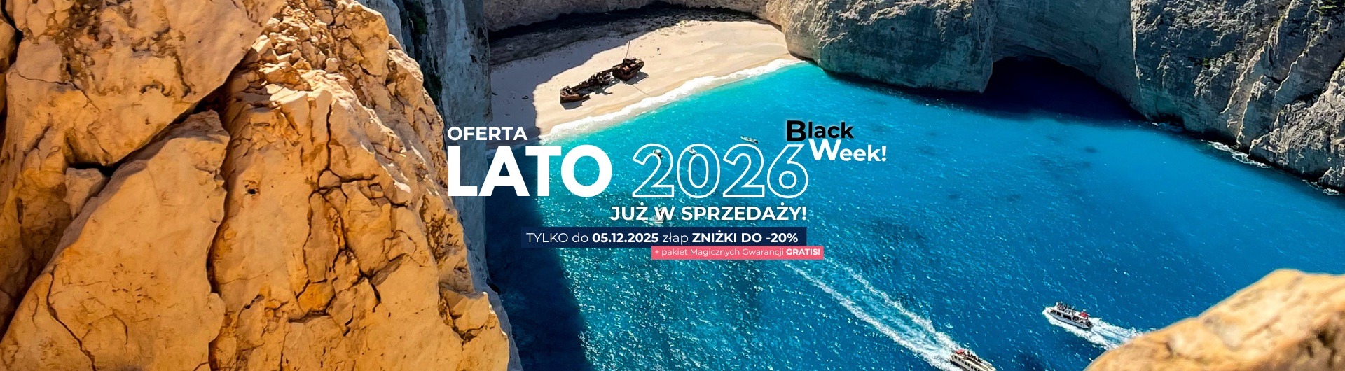 Lato 2026 z polskimi przewodnikami Magic Tours! Zakynthos, Korfu, Rodos, Kos. Black Week!