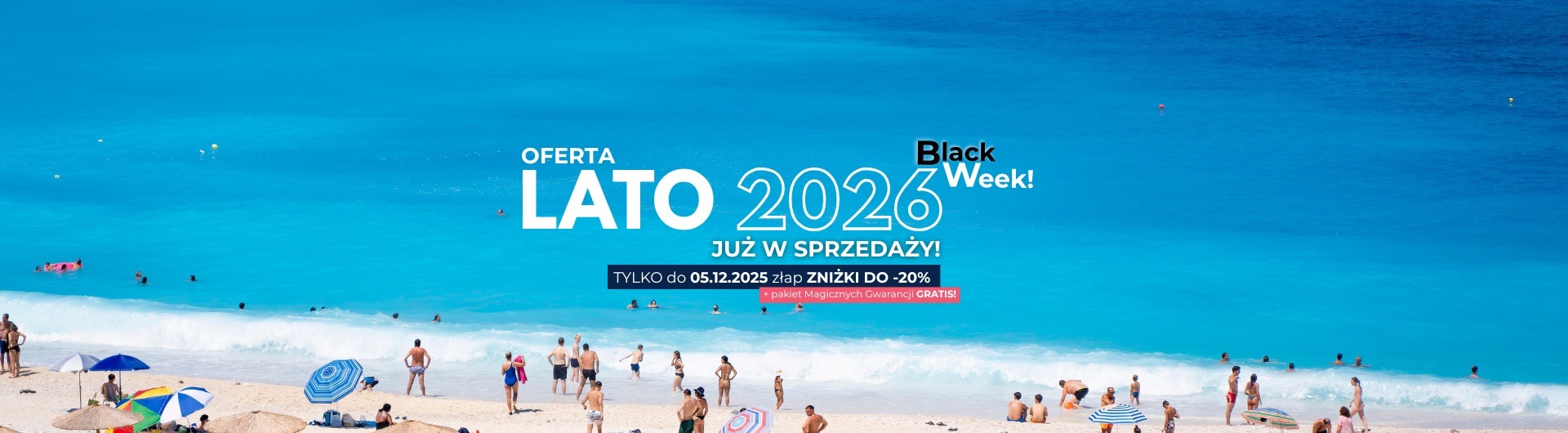 Lato 2026 z polskimi przewodnikami Magic Tours! Zakynthos, Korfu, Rodos, Kos. Black Week!