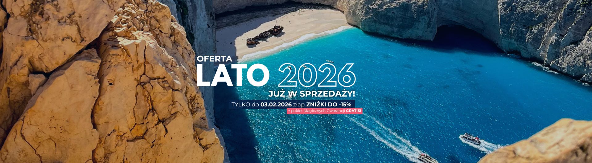 Lato 2026 z polskimi przewodnikami Magic Tours! Zakynthos, Korfu, Rodos, Kos. Wakacje 2026 Grecja First Minute