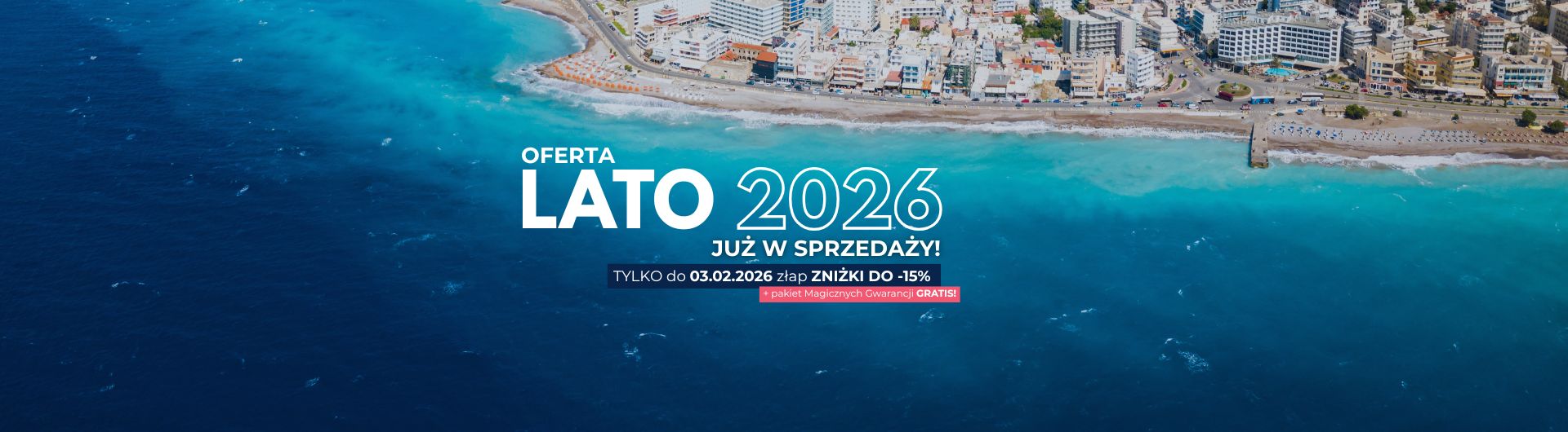 Lato 2026 z polskimi przewodnikami Magic Tours! Zakynthos, Korfu, Rodos, Kos. Wakacje 2026 Grecja First Minute