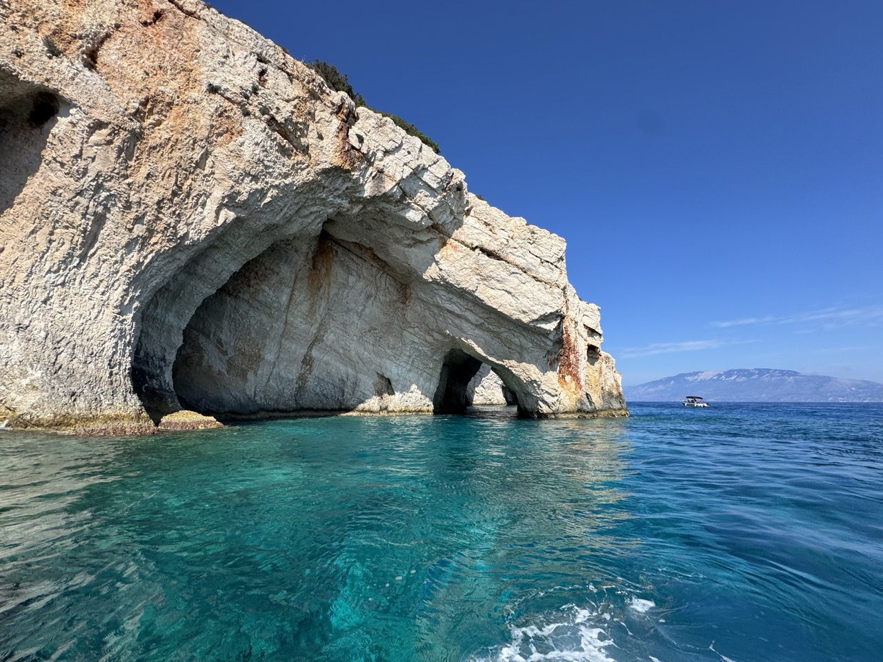 Błękitne Groty Zakynthos Lato