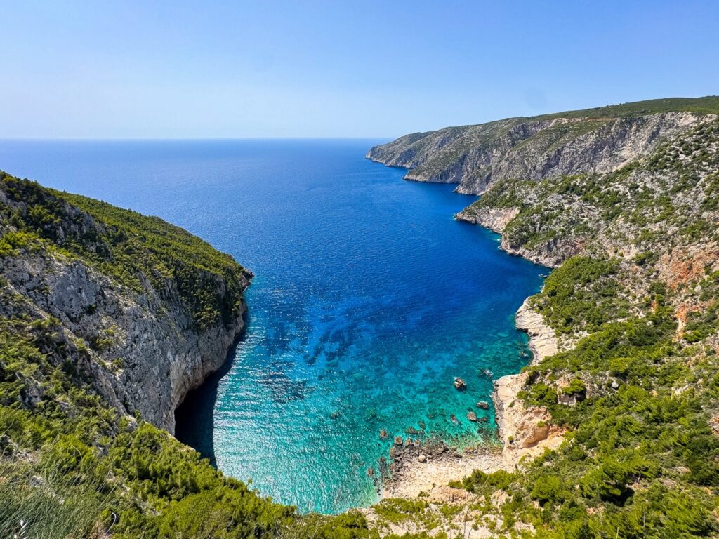 Kampi Zakynthos klify widok