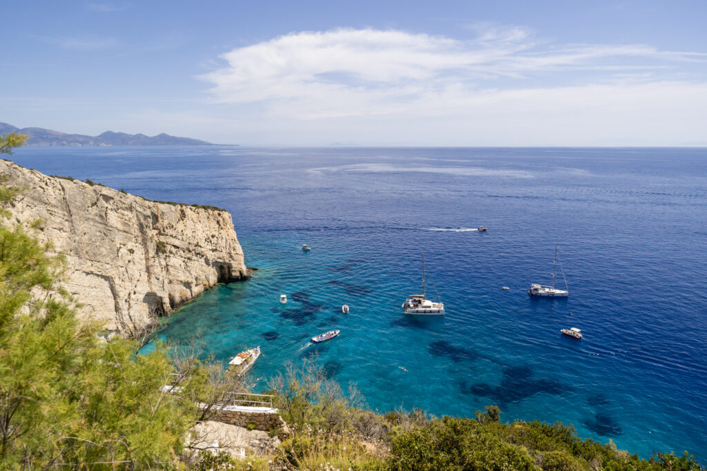 Przylądek Skinari Zakynthos widok