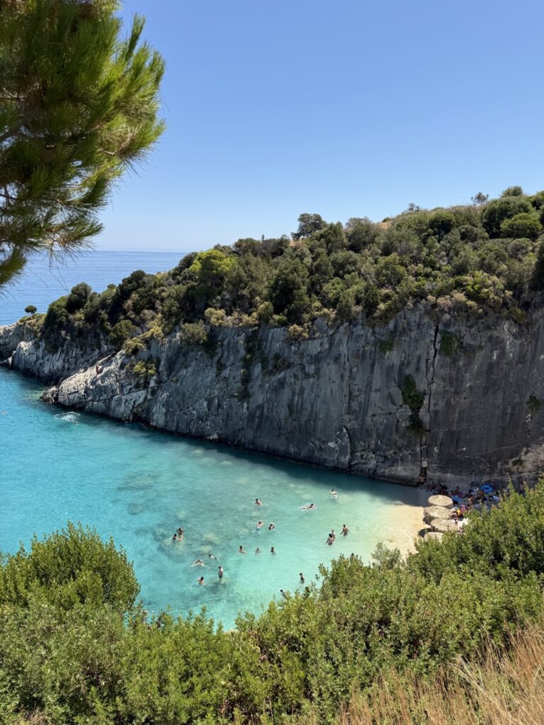 Plaża Xigia Zakynthos naturalne SPA