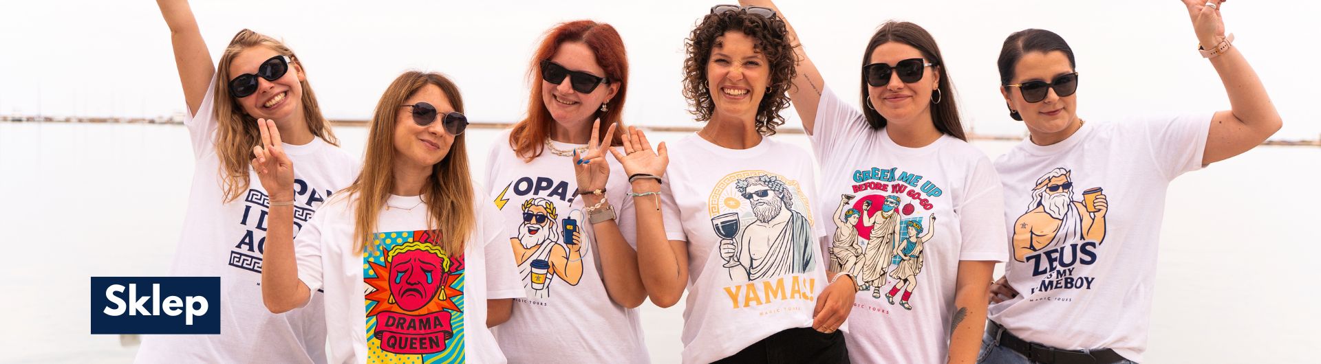 Sklep Magic Tours Grecja z koszulkami i greckimi gadżetami