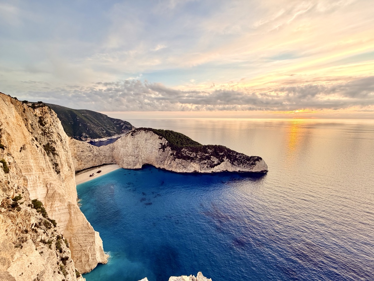 Zatoka Wraku Zakynthos z punktu widokowego 2026