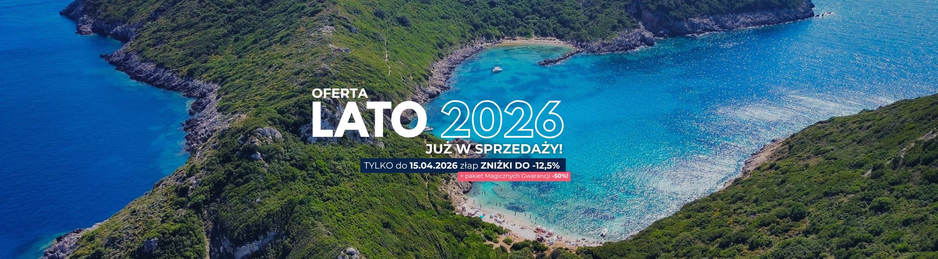 Lato 2026 z polskimi przewodnikami Magic Tours! Zakynthos, Korfu, Rodos, Kos. Wakacje 2026 Grecja First Minute