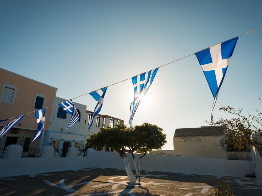 flaga grecka
